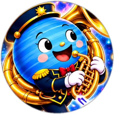Nettuno con la divisa della Banda Spaziale